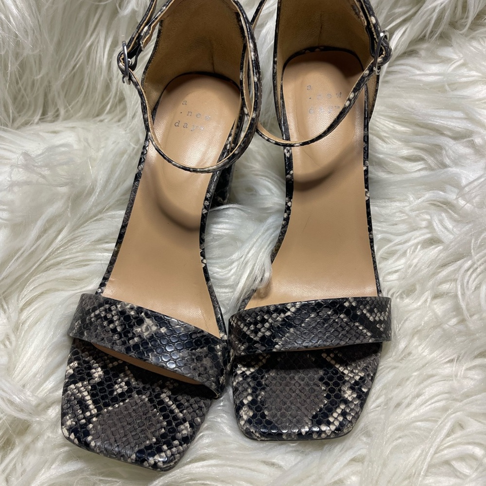 A New Day Snakeskin Patterned Women's Sandals